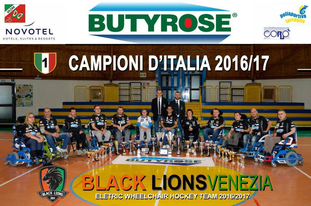 Black Lions Campioni d'Italia 2016/2017!